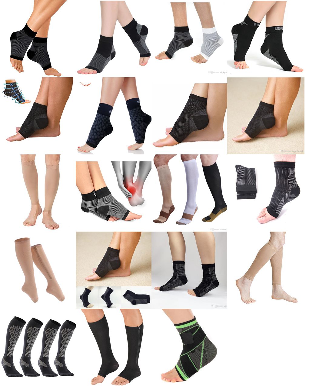 compression socks for ankle swelling